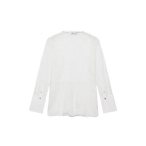 Mint Velvet White Lace Pintuck Shirt